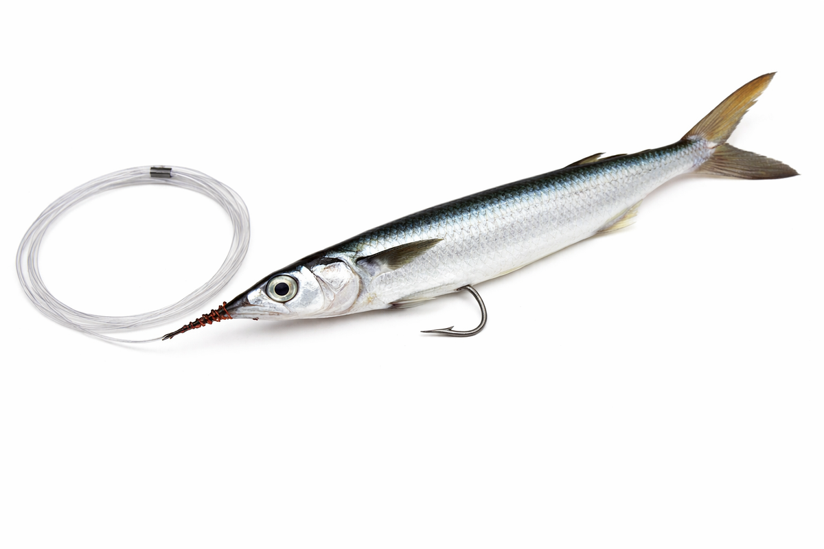 Rigged Ballyhoo (Double Hook)